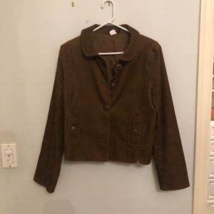 J Crew Brown Corduroy Jacket